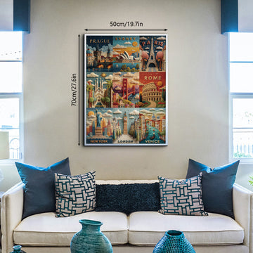 Puzzle di viaggi d'arte 1000 pezzi